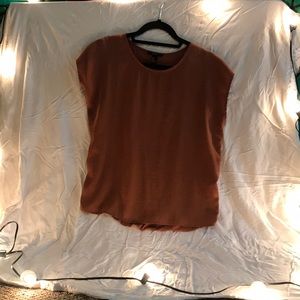 Short sleeved brown shirt